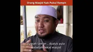 Orang Masjid Nak Pukul Rempit