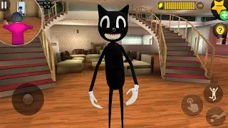 CAT CARTOON Enter In Miss T House - Scary Teacher 3d New Prank | Funny Android game