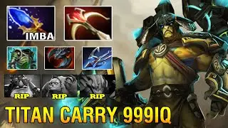 New Carry [Elder Titan] Aghanim's Ccepter + Daedalus Build Crazy Damage One Hit So Pain Dota2