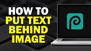 How To Put Text Behind Image In Photopea (Easiest Way)