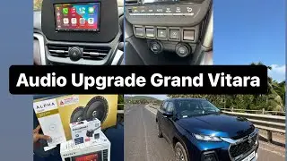 Grand Vitara Sony AX3200 and Blaupunkt Camera with oem USB and MIC, Infinity Speakers