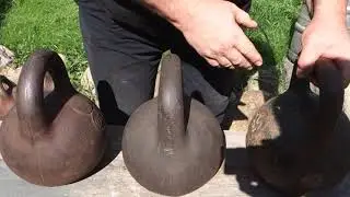 ОБЗОР РЕДКОЙ, ИНТЕРЕСНОЙ ГИРИ 2 ПУДА REVIEW OF RARE, INTERESTING 2 PUDS KETTLEBELL