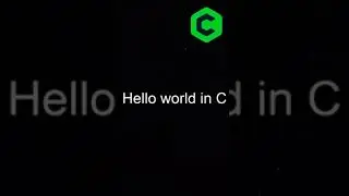 Hello world in C and Python #shorts #python #Thebrokode