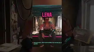 Lena iconic weapon and motorcycle 