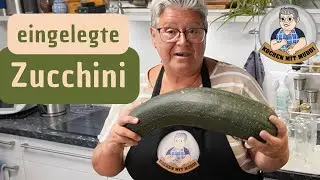 eingelegte Zucchini