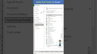 Auto Full Form Proofing in Excel 