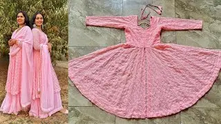 Front open kurti cutting stitching | Front slit kurti