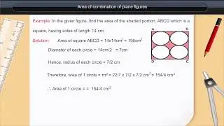 Area of combination of plane figures | Class 10 | Maths