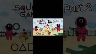 Squid game in chicken gun dalgona candy 