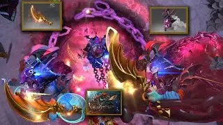 Best Mix Set Slark Sea Rake's Bridle with Golden Hydrakan Latch / Umizar Crawler