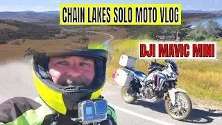 AFRICA TWIN MOTO VLOG, SOLO CHAIN LAKES ALBERTA HWY 22