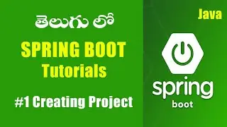 #1 Springboot Framework Turorials   Creating Project in Telugu