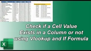 How to use Vlookup within If Formula to check if value exists | MI Tutorials