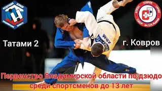Первенство Владимирской области по дзюдо среди спортсменов до 13 лет (2011-2012г.р.) татами 2