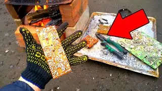 ГДЕ ВЗЯТЬ ОЛОВО? ДОБЫЧА ПРИПОЯ ИЗ ПЛАТ И КОНТАКТОВ. ЦВЕТНОЙ МЕТАЛЛ ВОКРУГ НАС. ЗАРАБОТОК НА МЕТАЛЛЕ