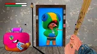 СЕКРЕТНАЯ ДВЕРЬ ЛЕОН БРАВЛ СТАРС В ГРЕННИ ОНЛАЙН - Granny Online Horror Game Secret Door Brawl Stars