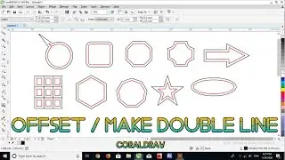 Offset in coraldraw same like Autocad