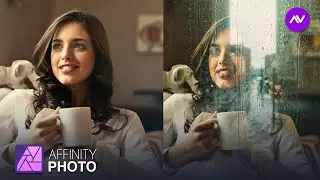 Wet Glass Window Effect in Affinity Photo | Affinity Photo Tutorial
