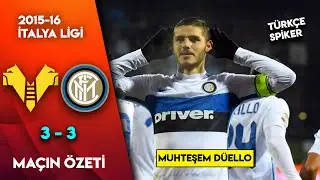 Verona 3-3 İnter | 2015-16 Serie A - Türkçe Spiker