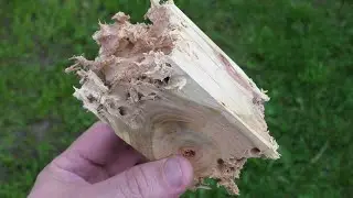 You should watch this !!! Cool idea from a piece of cherry !!!