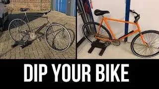 Single speed fiets spuiten met Plastidip - DipYourBike