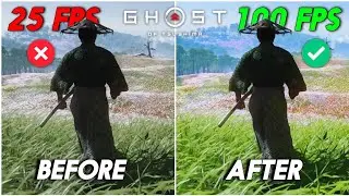 Ghost Of Tsushima: Hidden Settings to Boost FPS! (Low End PCs!)