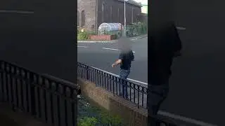 Drunk Guy Takes A Tipsy Tumble 😂