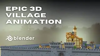 Blender 3D Animatic Film: Village Inspired by Attack on Titan | Portfolio Showcaser