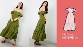 Sewing the most beautiful dress for summer 🌸 ENGLISH 🌸 PDF Sewing Pattern