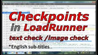 LoadRunner Checkpoint Tutorial-Loadrunner Checkpoints-Text Check in LoadRunner-Image Check-Scripting