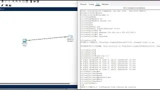 telnet configuration in cisco packet tracer 