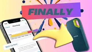 How to Backup iPhone to External Hard Drive on Mac #iphone #backup