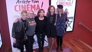Actrices de Arrete ton Cinema a la Premiere a Paris