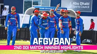 Afghanistan U 19 v Bangladesh U 19 2nd ODI Match Highlights | 1st Youth ODI | UAE | ACB 2023