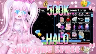 500K + HALO MEGA SHOPPING SPREE!!! (Roblox Royale High)