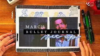 March 2022 Minimalistic Bullet Journal Set Up || Hiraya Journals ft. The Mummy + FREE Sticker Set!