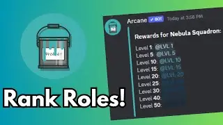 How to Make Advance Discord Level Roles In 2 minutes (with Arcane)