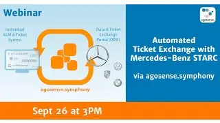 Automated Ticket Exchange with Mercedes-Benz STARC via agosense.symphony • Webinar September 2023