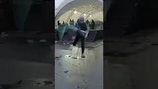 Брай флэт! (Bri Flat!) on scooter