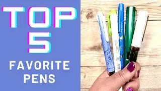 PLANNER PEACE | Top 5 Favorite Pens for Planning and Journaling
