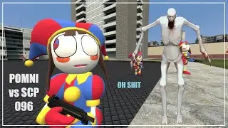 The Amazing Digital Circus POMNI vs SCP-096 Gmod