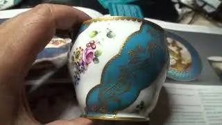 Севр 18 века сахарница наконец то пришла ко мне в коллекцию.