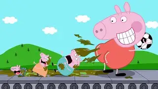 Peppa Pig, Go To The Toilet Now| Peppa Pig Funny Animation