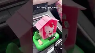 [Hello kitty]One way to kidnapp me:Hello kitty car💀#sanrio #hellokitty #hellokittyandfriends #memes