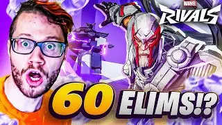 Overwatch Sigma main farms 60 ELIMS with Magneto | Marvel Rivals