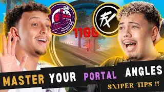 Become a Sniper God 😱😱 : Portal Tactics to Create Deadly Angles In A 4v4 Fights || YG ESPORTZ