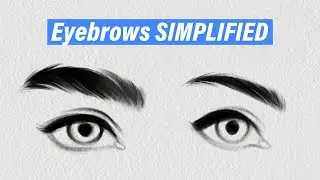 HOW TO DRAW EYEBROWS: STEP BY STEP