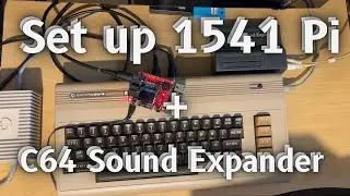 Commodore 64 Set up 1541 Pi Commodore Disk Drive Emulator with Sound Expander