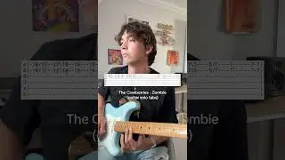 Guitar tabs for The Cranberries - Zombie solo #thecranberries #guitartabs #guitarsolo #guitartab