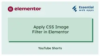 Apply CSS Image Filter In Elementor Free Version - CSS Filter Background Image in Elementor 